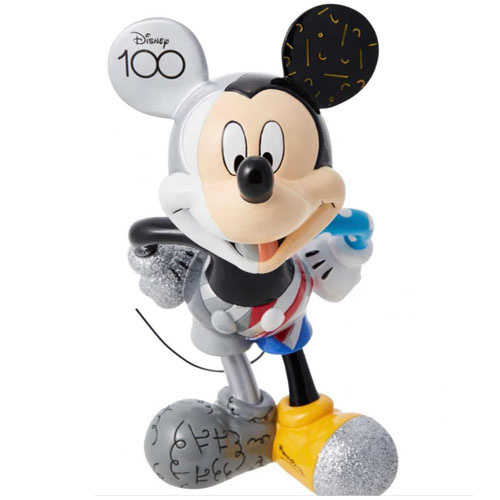 Disney 100 Years of Wonder Enesco 0423ST01 Mickey Mouse beeldje in kleurrijke pop-art stijl van Romero Britto