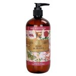 Rose & Peony Hand en Body wash. van The English Soap Company.