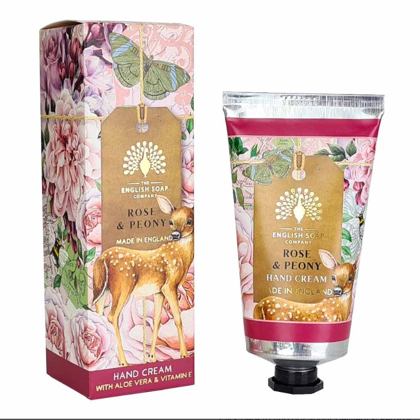 Rose & Peony verzorgende handcrème.
