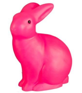 Heico Neon Pink Konijn lamp.
