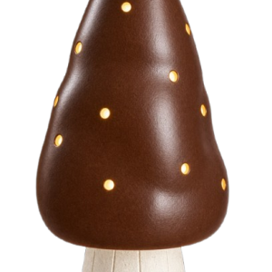 Heico chocoladekleurige puntlamp 26 cm