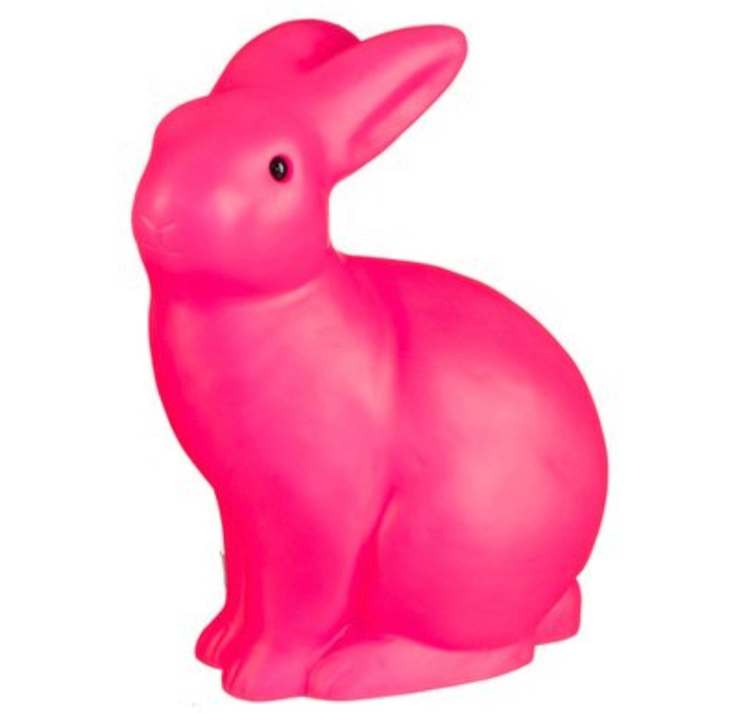 Heico Neon Pink Konijn lamp.